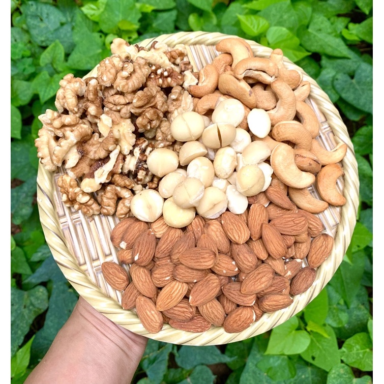 Combo 5 loại hạt chín mỗi loại 100g túi zip