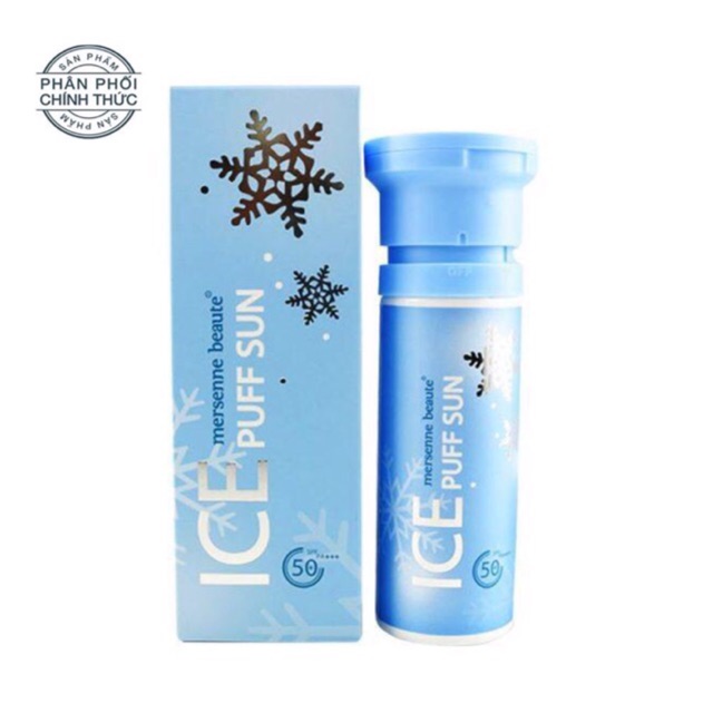 KEM CHỐNG NẮNG ICE PUFF SUN MERSENNE BEAUTE SPF50+ PA+++