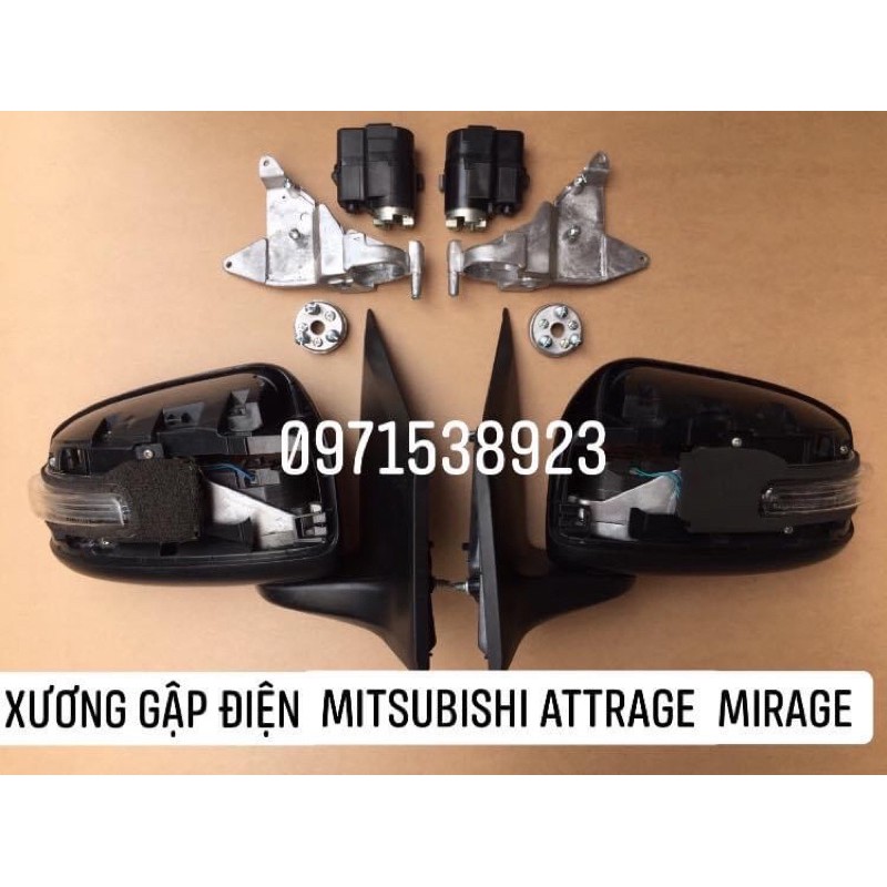 Trọn bộ xương gập điện cho mitsubishi attrage và mirage lắp zin không độ chế