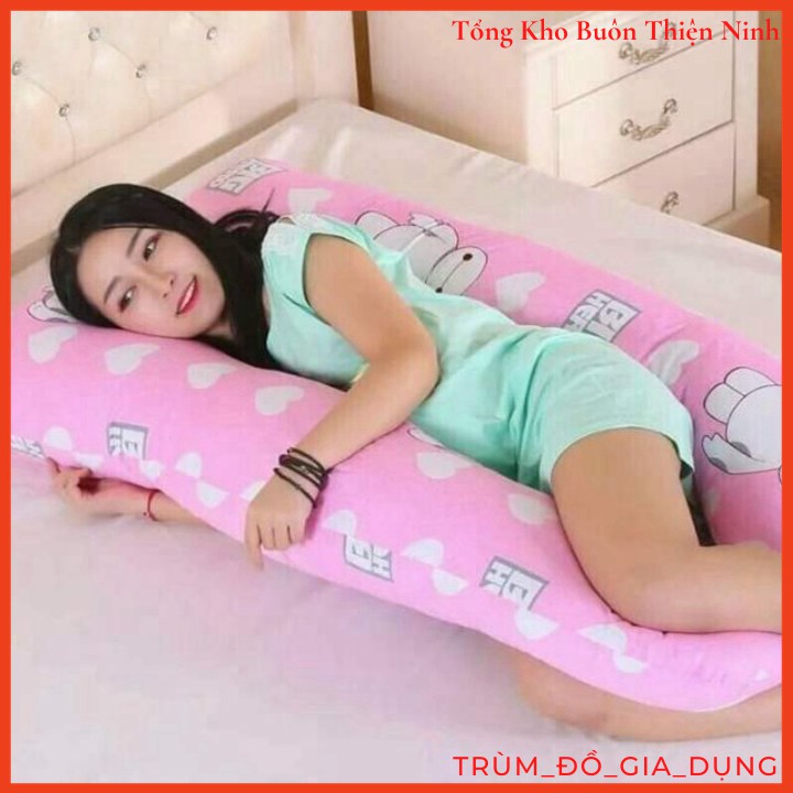 Gối ôm chữ U dành cho bà bầu cao cấp