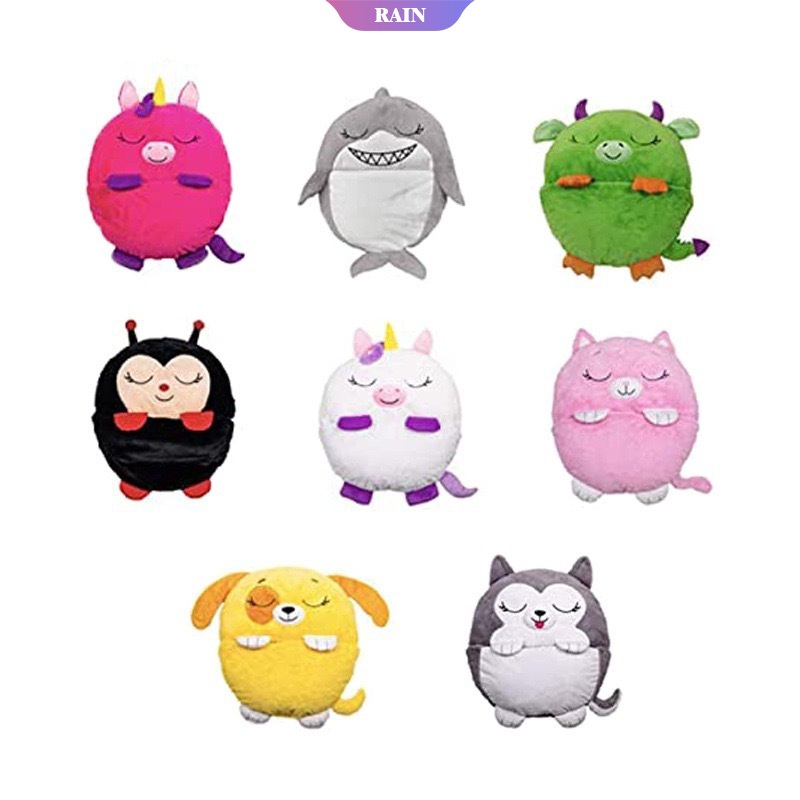 1 Gối Ngủ Mềm Mại Giữ Ấm Họa Tiết Hoạt Hình Dễ Thương Cho Bé