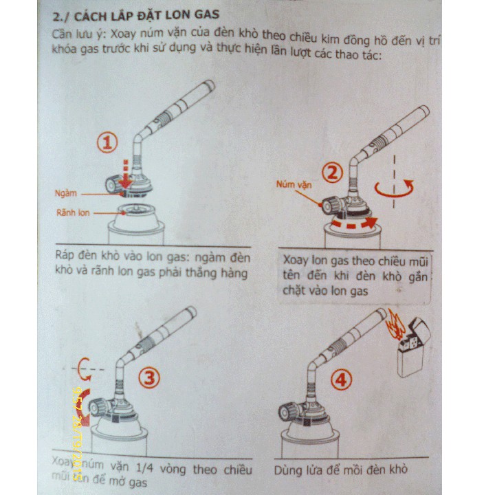 Đèn khò gas Kovea kt 2104, đèn khò hàn chuyên dụng