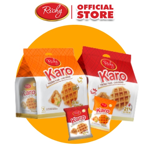 Thùng bánh RICHY Karo 2 vị (12 bánh/thùng)