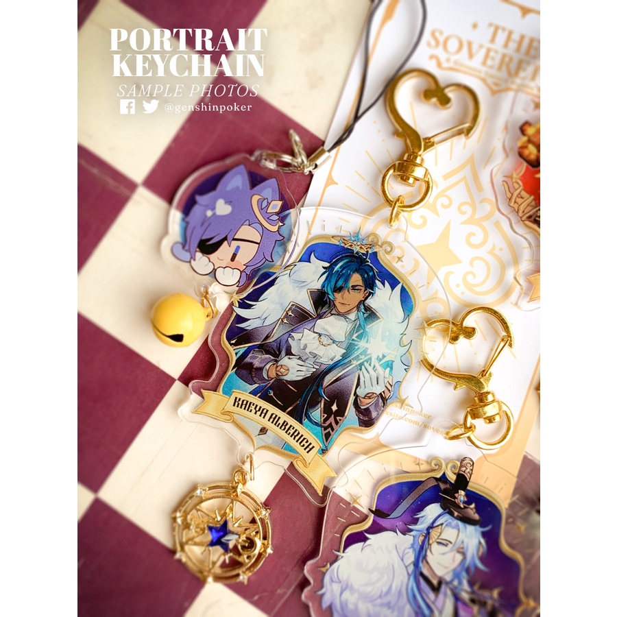 Genshin Impact - Móc khoá chân dung The Sovereign bản deluxe