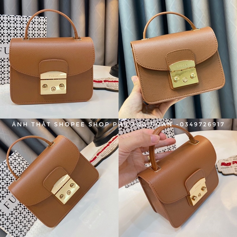 [Túi F VIP] Túi khoá bóp size 18cm quai xách Kèm hộp