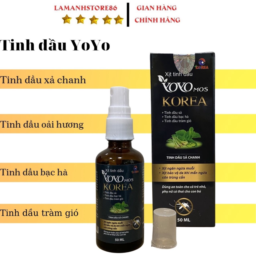Tinh dầu đuổi muỗi, côn trùng  thơm phòng dạng chai xịt 50ml ( Sả chanh ,tràm gió, bạc hà, oải hương) hàng Việt Nam