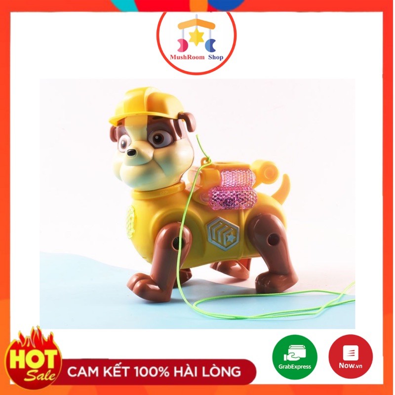 [Có Đèn Nhạc] Đồ Chơi Chó Cứu Hộ PAW PATROL Dắt Dây Chạy Pin Hát Nhạc Vui Nhộn Cho Bé