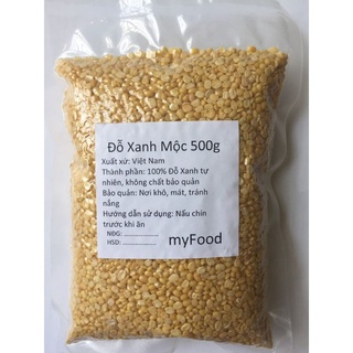 1kg đậu xanh-đỗ xanh bóc vỏ