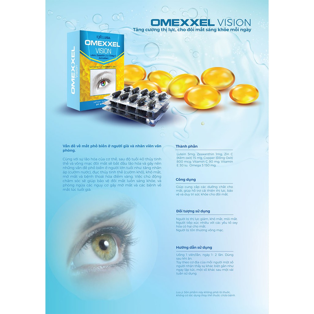 🤩Viên Uống Bổ Mắt Omexxel Vision🤩