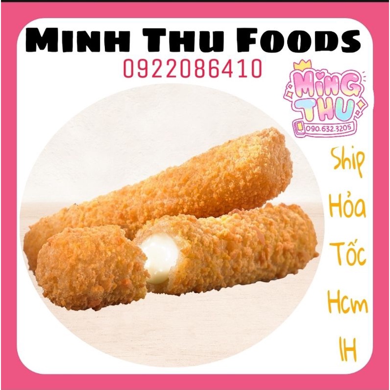 Gói 3 cây phô mai que tẩm bột mozzarella kéo sợi MSF