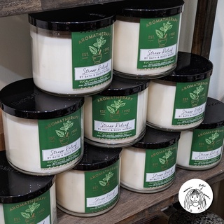 NẾN THƠM 3 BẤC - Stress Relief eucalyptus spearmint dòng Aromatherapy - Bath & Body Works chính hãng