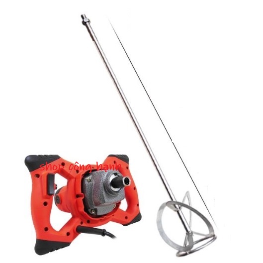 Bộ máy khuấy sơn / đánh vữa / trộn bột bả  / trộn hồ dầu/ trộn xi măng 2100W /100% dây đồng/bảo hành chính hãng