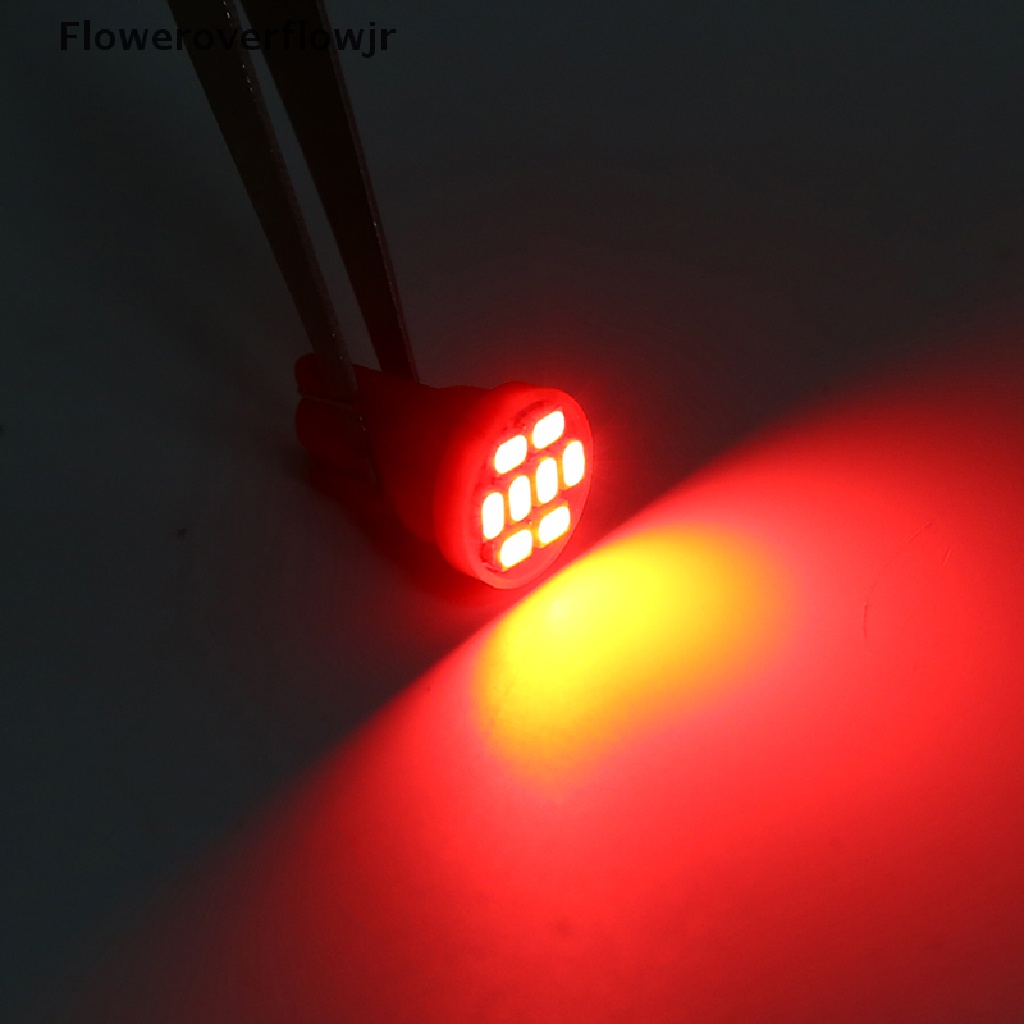 FOJR 10pcs T10 LED W5W car parking light Wedge Bulb auto Dashboard Indicator Lamps DC .