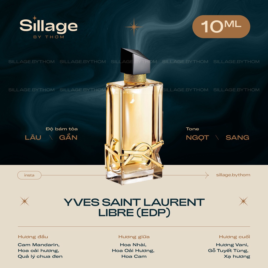 YSL LIBRE EDP | Mẫu thử nước hoa nữ