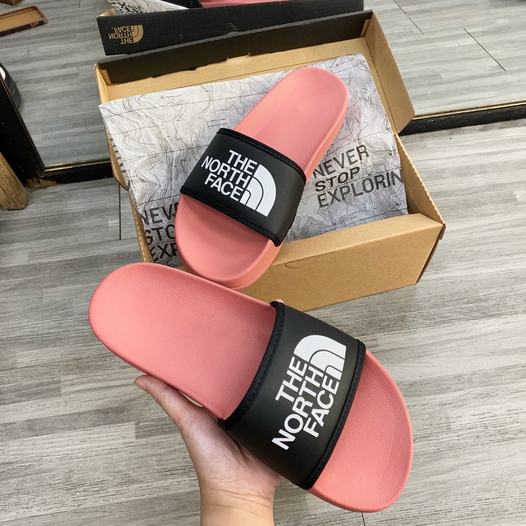 Dép TNF Đen Hồng Siêu Hót 🌈🌈🌈