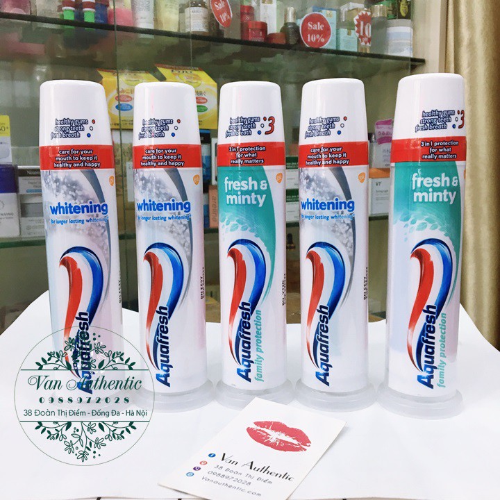 KEM ĐÁNH RĂNG AQUAFRESH ỐNG - nội địa Anh