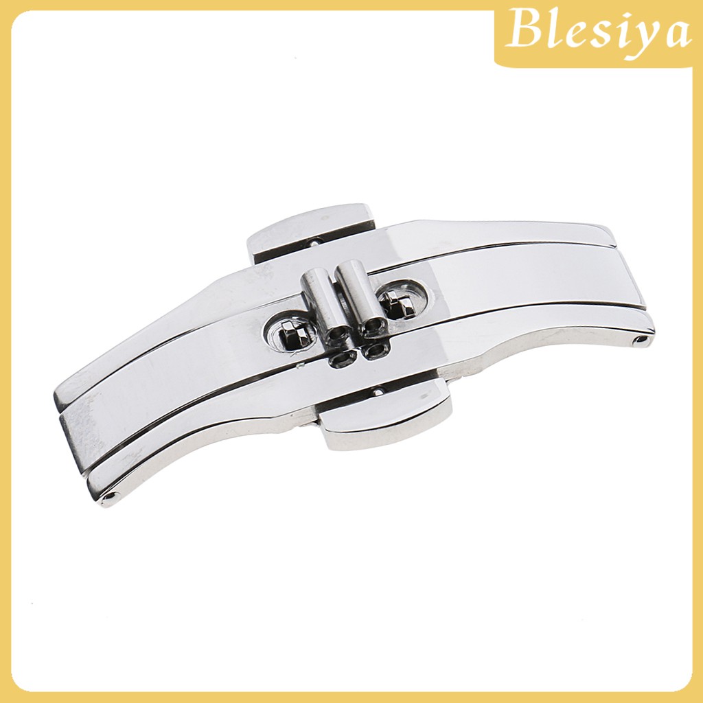 [Blesiya] Khóa Đồng Hồ Đeo Tay Bấm Đôi Hình Bướm Có Thanh Lò Xo