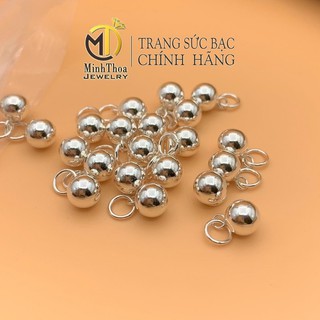 Chuông bạc sáng đẹp, phụ kiện treo trang sức  bạc lắc, vòng tay, chân, cổ Minh Thoa JEWELRY