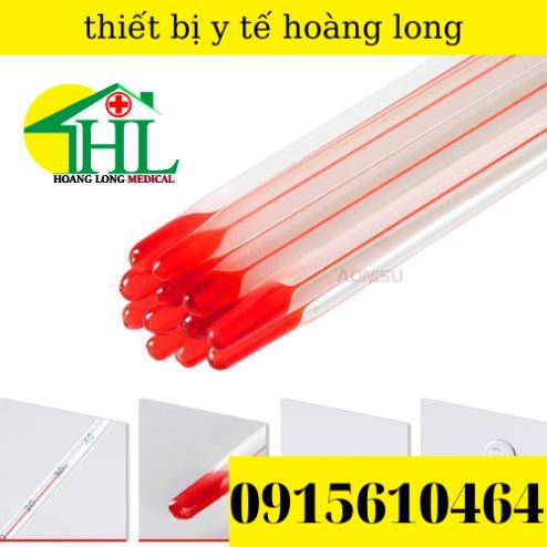 [Combo 10 cái ] Nhiệt Kế Thủy Ngân 200 Độ - Cây Đo Nhiệt Độ Nước