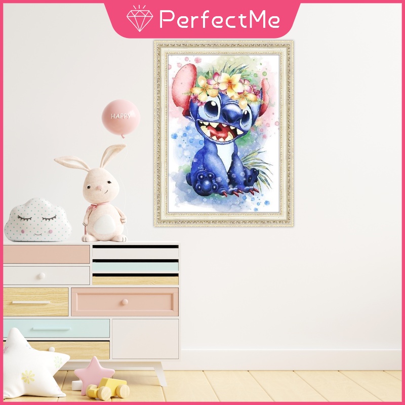 Bộ tranh đính đá họa tiết hoạt hình độc đáo trang trí nhà cửa 30