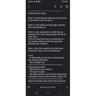 Hình ủi, hình ép nhiệt - Xe