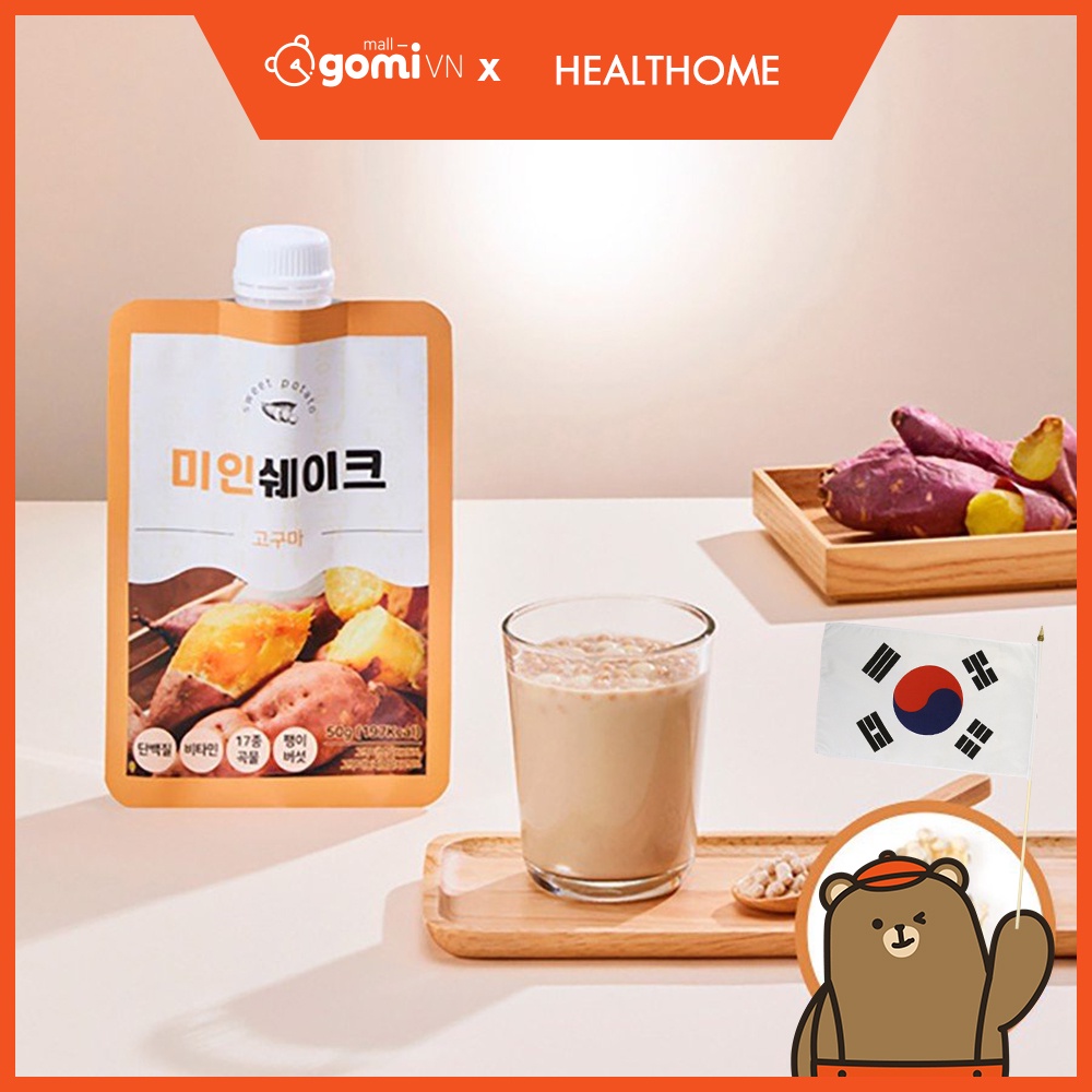Ngũ Cốc Dinh Dưỡng Khoai Lang Thay Thế Bữa Ăn Healthome Shaking S Sweetpotato (Bịch 5 gói) GomiMall
