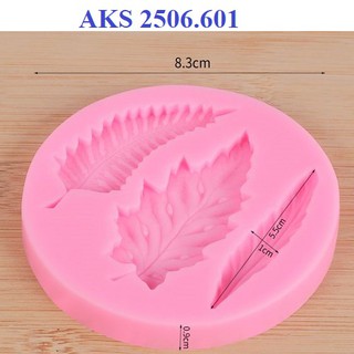 KHUÔN SILLICON 3 LÁ DƯƠNG SỈ