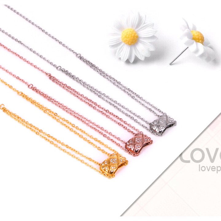 Dây chuyền nữ titan cao cấp hình túi xách đẹp, dễ thương, bền màu, hợp thời trang, dễ phối đồ