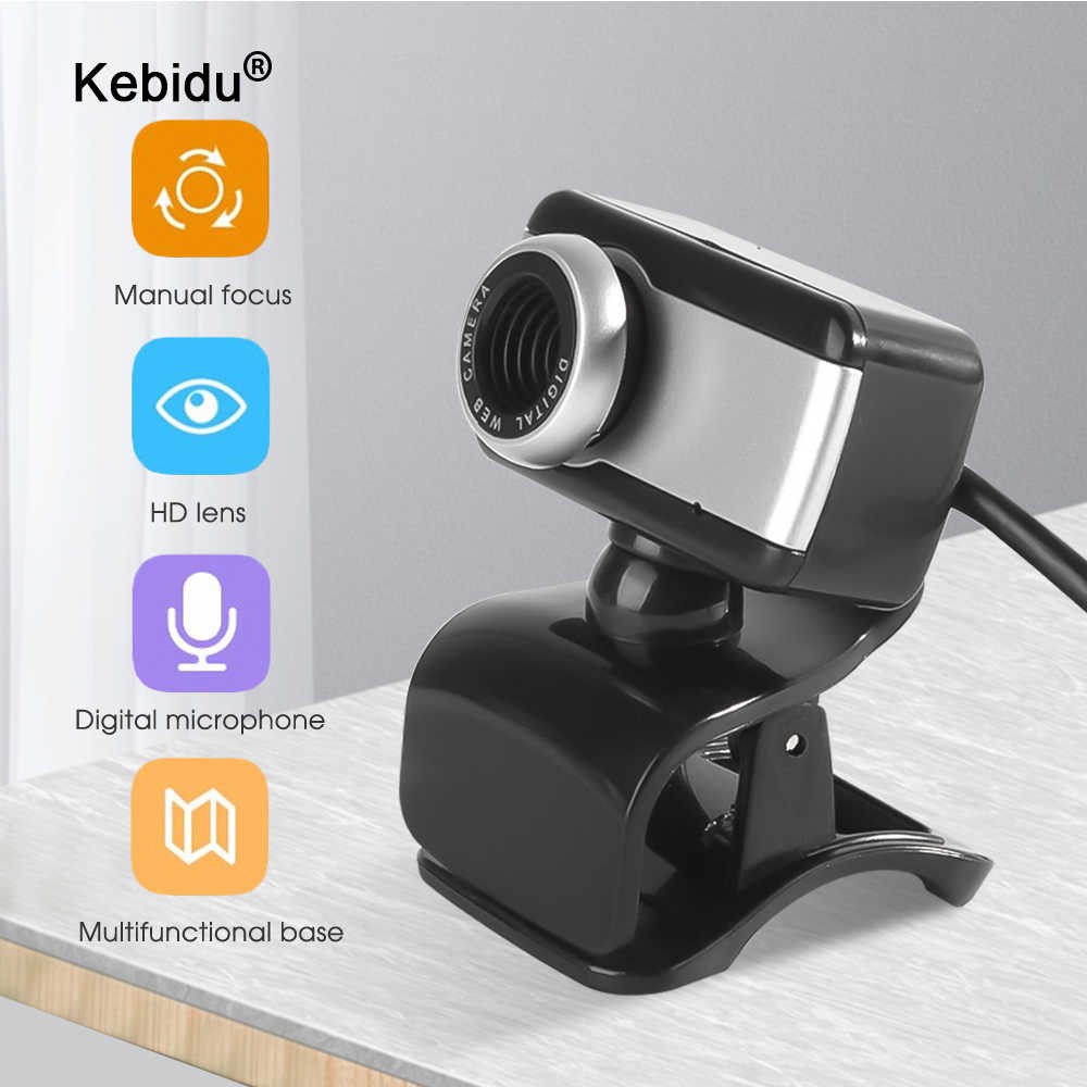 ĐỘ NÉT CAO  Webcam cho Livestream, Học và Làm việc Online siêu rõ nét HD - ZOOM , Kẹp Màn Hình tích hợp mic - loại kẹp