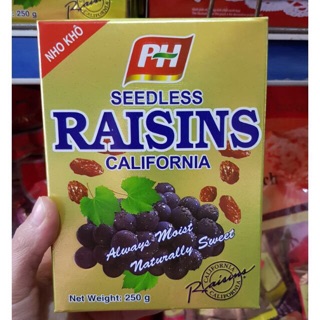 NHO KHÔ MỸ RAISINS 250g