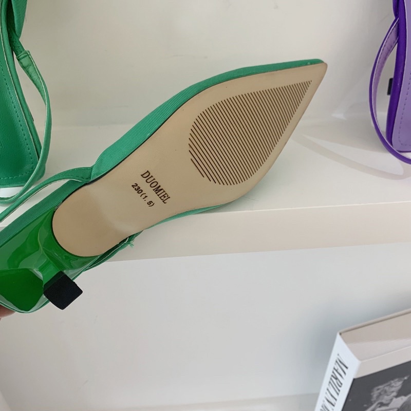 ✨💕Giày dép cao gót màu xanh lá hot trend năm nay đây ạ