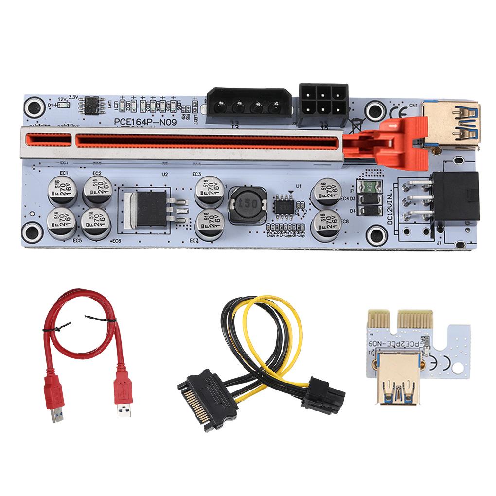 Bảng Mạch PCI-E 1x Sang 16x USB 3 0 Tốc Độ Cao Chuyên Dụng