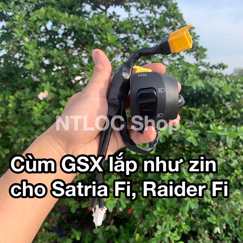 Cùm gsx cùm EX lắp như zin Satria Fi, Raider Fi