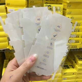 Miếng dán PPF full viền chống vân tay AG cho iPhone X/Xs