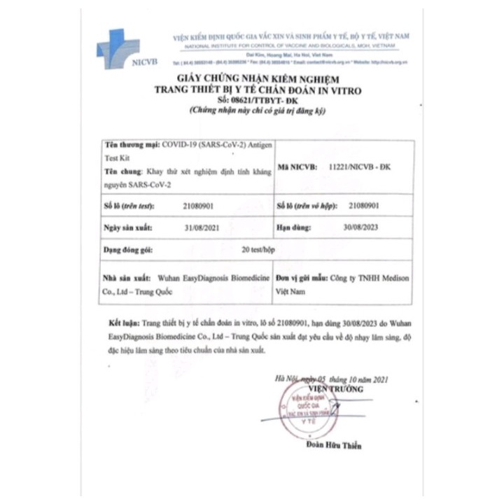 (Hoả tốc 1h)Que test bọt  nhanh kháng nguyên tại nhà