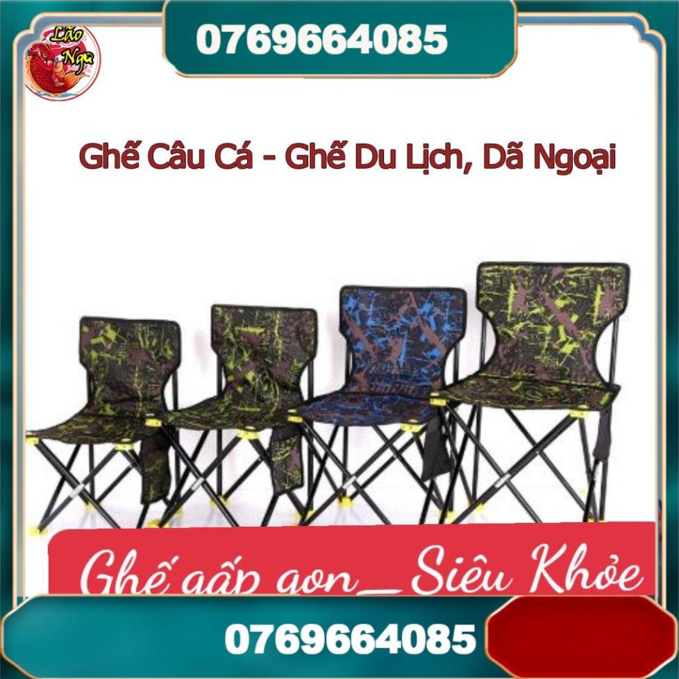 Ghế câu cá rằn ri gấp gọn siêu bền Giá siêu rẻ hàng chất lượng Ghế câu cá dã ngoại -Đ𝗢̂̀𝗖𝗔̂𝗨 𝟯𝟳𝟯