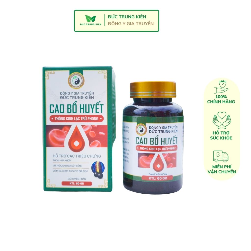 Bổ Huyết Trừ Phong Giúp Hết Đau Xương Khớp, Giảm Thoát Vị Đĩa Đệm, [CHÍNH HÃNG]