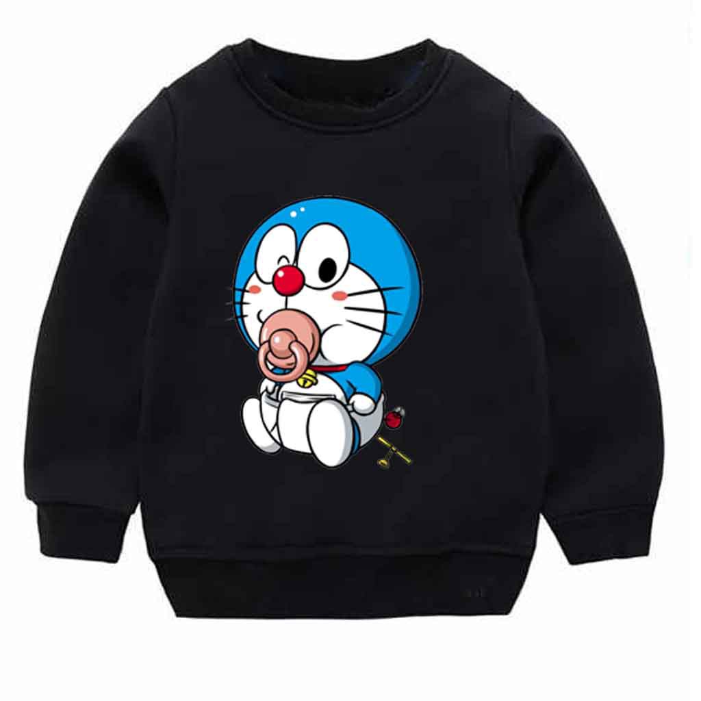 Áo doramon cho bé ,thời trang trẻ em, nỉ bông