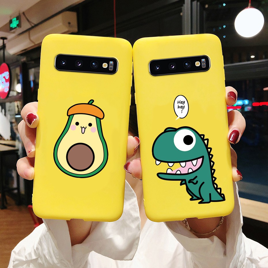Ốp điện thoại silicon mềm in hình hoạt hình cho Samsung Galaxy S10 S10E S10 Plus