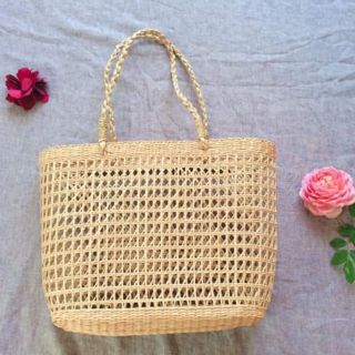 Túi cói đi chợ đan thủ công siêu bền MS 145
