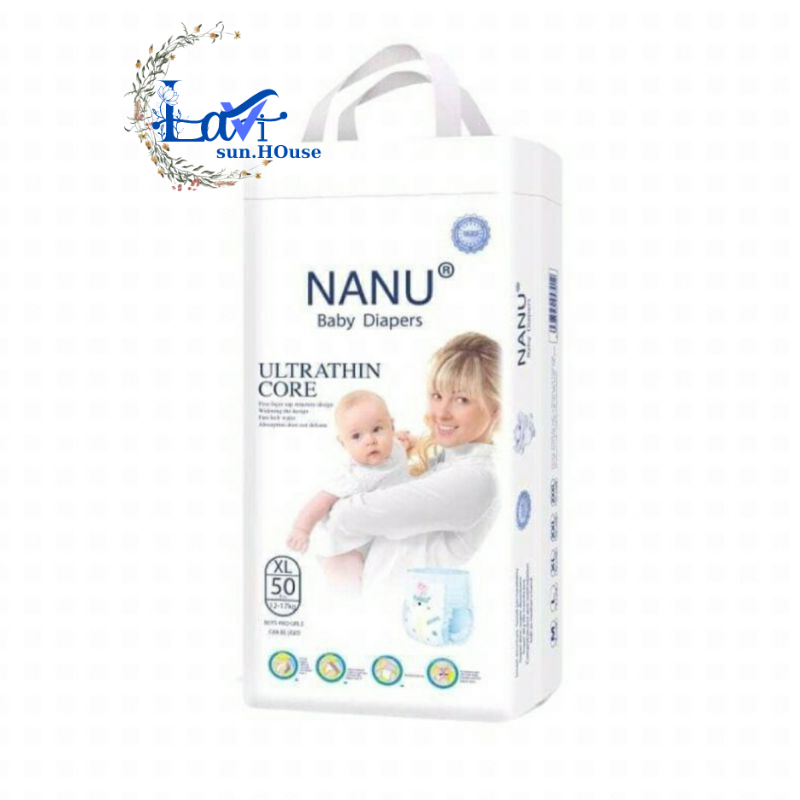 [HCM]Tã bĩm quần NANU 50 miếng xuất nhật đủ size M/L/XL/XXL/XXXL