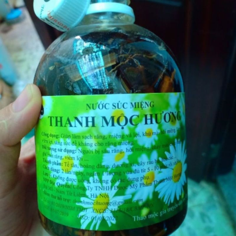 nước súc miệng thanh mộc hương