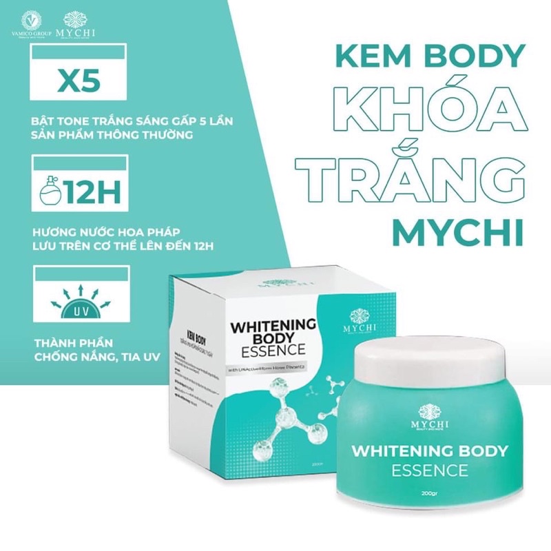 Kem Trắng Da Body Dưỡng Toàn Thân Mychi Sun Chính Hãng