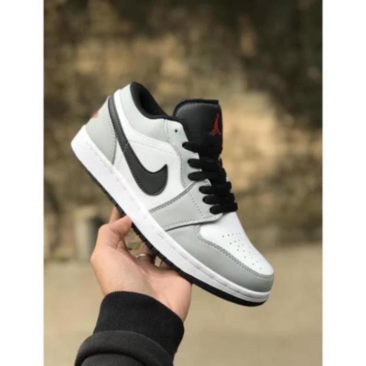 Giày Thể Thao JD1  Xám Thấp Chỉ Đỏ đủ size nam nữ hàng cao cấp full box | BigBuy360 - bigbuy360.vn