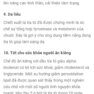 Hạt giống cây tía tô