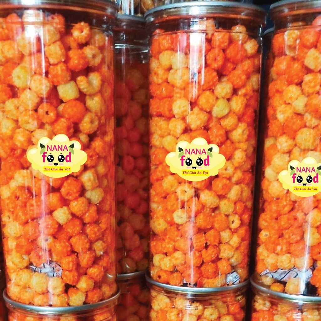 Nui rim khô bò lá chanh 350gr NaNaFood, đặc sản Đồng Nai, đồ ăn vặt ngon, giòn đậm vị