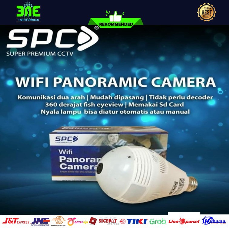 Camera Ip Wifi Spc Kst5 Xoay 360 Độ Dạng Bóng Đèn