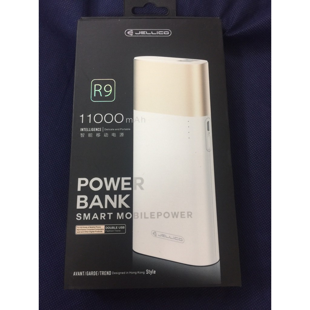 Sạc Dự phòng cao cấp JELLICO R9 11.000MAH