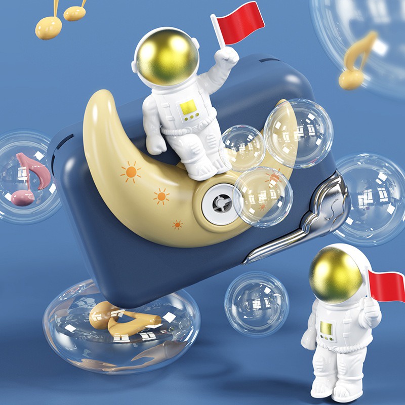 Máy Chụp Ảnh Thổi Bong Bóng Hình Ngựa 1 Sừng Unicorn Phi Hành Gia Có Nhạc Đèn Dễ Thương - BỐ KHỦNG LONG