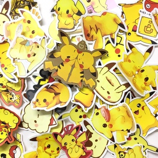 Sticker Pikachu dán trang trí planer, scapbook,.. size 3-4cm
